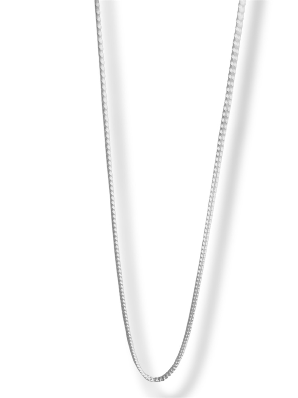 VINTAGE CORO Silver Tone Nickel 30” Chain Necklace Unisex Minimalist Classic